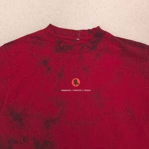 Naruto Anime Casual Crew Neck Graphic T-Shirt Adult Mens Size Small S Red
